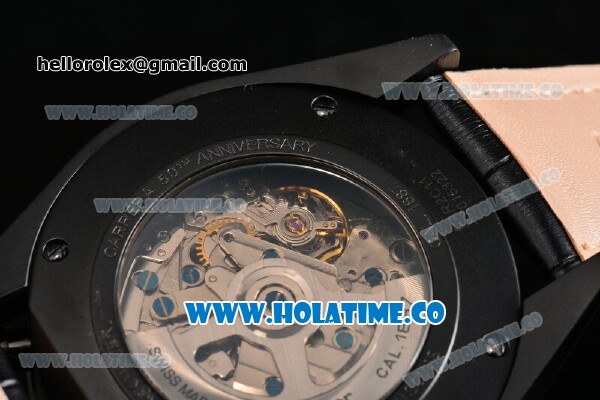 Tag Heuer Carrera Carbon Calibre 1887 Concept Chrono Swiss Valjoux 7750-SHG Automatic PVD Case with Silver Arabic Numeral Markers and Black Dial - Click Image to Close